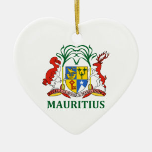 mauritius - emblem/flagga/vapensköld/symbol julgransprydnad keramik