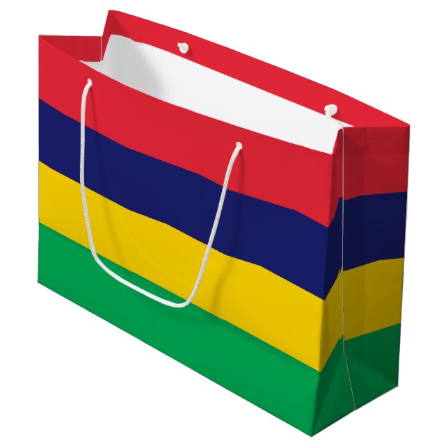 Mauritius Flagga (Framsidan Vinklad)