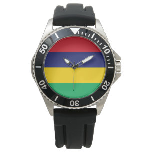 Mauritius flagga armbandsur