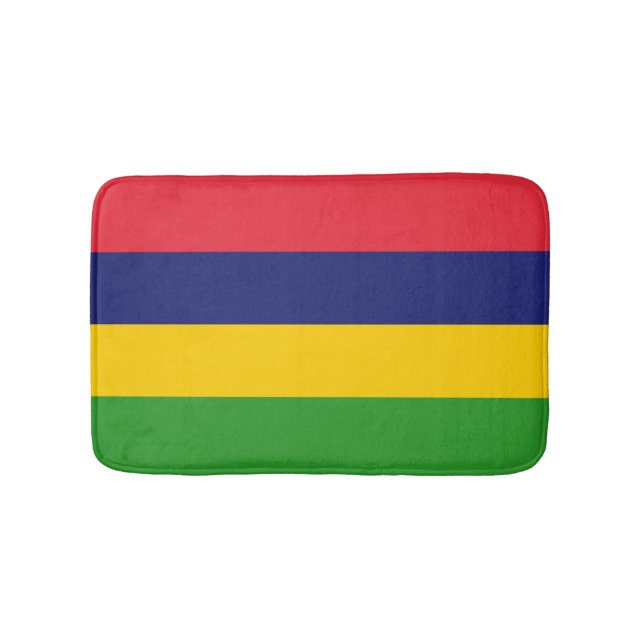 Mauritius flagga badrumsmatta (Framsidan)