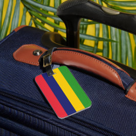 Mauritius flagga bagagebricka