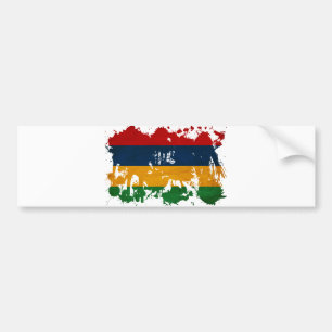 Mauritius flagga bildekal