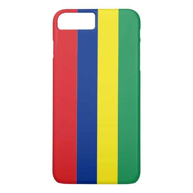 Mauritius flagga Case-Mate iPhone skal (Baksida)