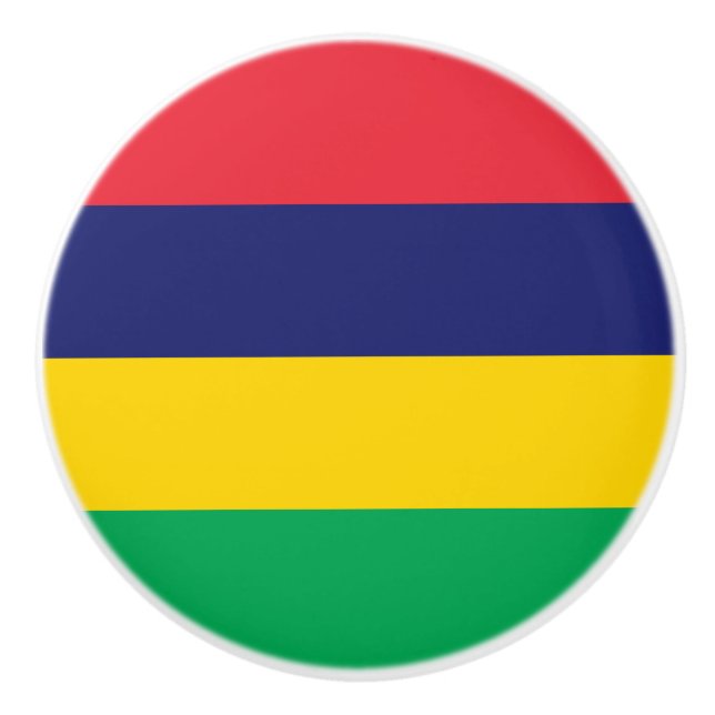 Mauritius Flagga Knopp (Framsidan)