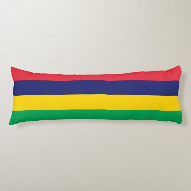 Mauritius Flagga Kroppskudde (Framsidan)
