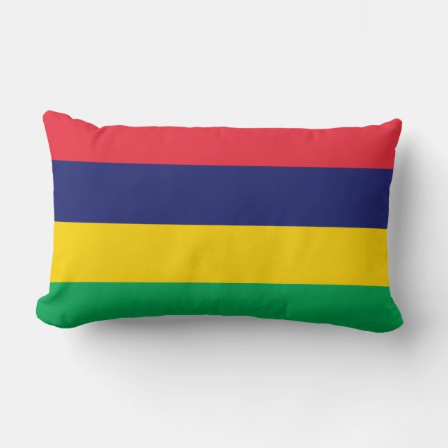 Mauritius flagga lumbarkudde (Framsida)