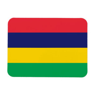 Mauritius flagga magnet