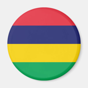 Mauritius flagga magnet