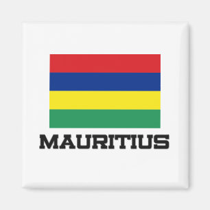 Mauritius flagga magnet