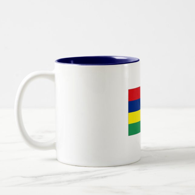 Mauritius Flagga Mugg (Vänster)