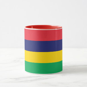 Mauritius flagga mugg