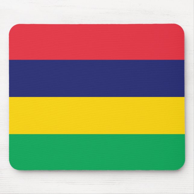 Mauritius flagga musmatta (Framsidan)
