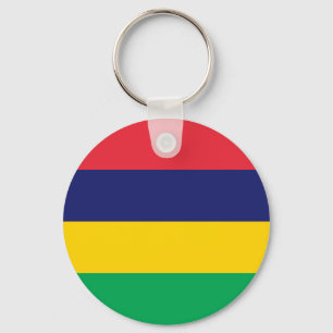 Mauritius flagga nyckelring