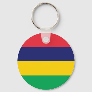 Mauritius Flagga Nyckelring