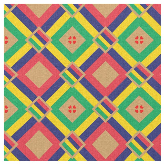 Mauritius Flagga och Mauritius Trendig Fabric mode Tyg (Närbild)