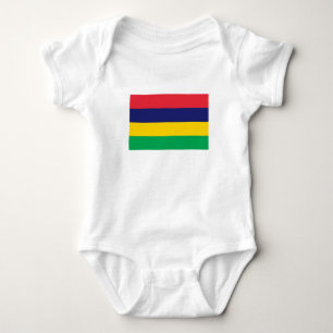 Mauritius flagga t shirt