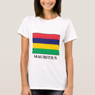 Mauritius Flagga T Shirt