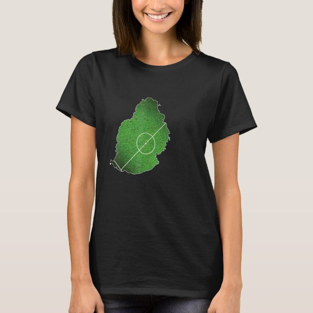 Mauritius fotbollsarena t shirt (Framsida)