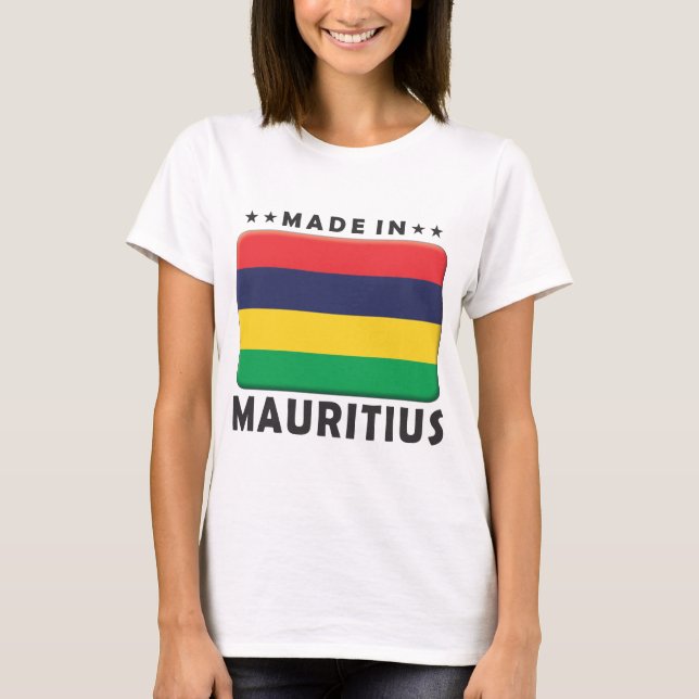 Mauritius gjorde tee shirt (Framsida)