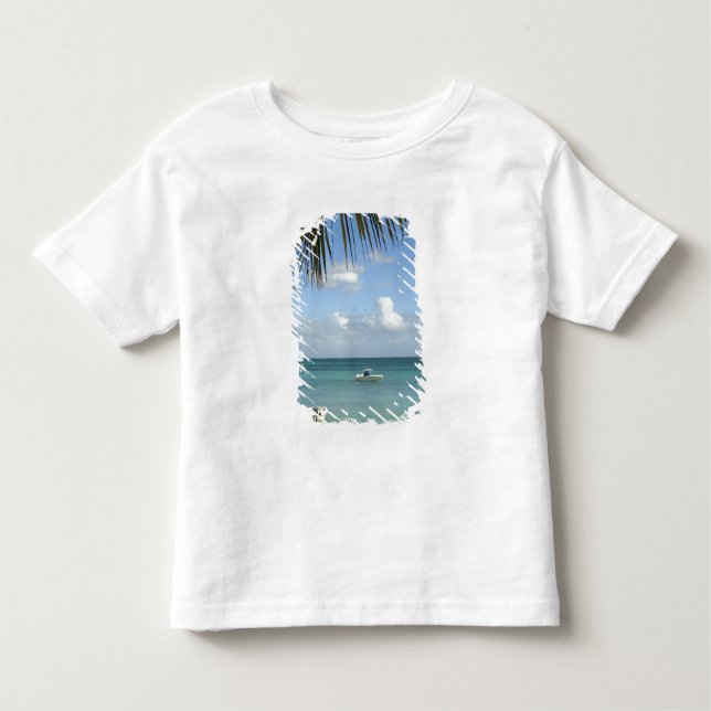 Mauritius, Grand Baie. Båtar förankrade i T-shirt (Framsida)