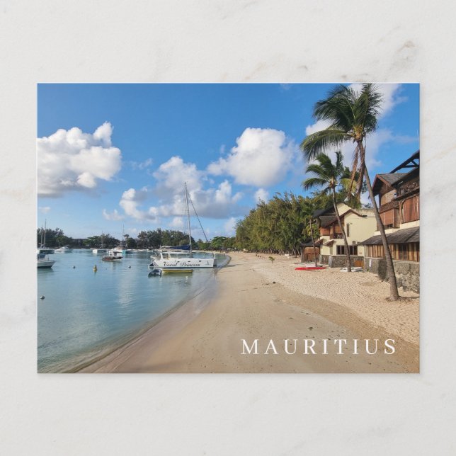 Mauritius Grand Baie-vyvykort Vykort (Framsida)
