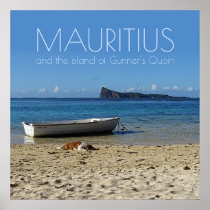 Mauritius & Gunners citat Poster