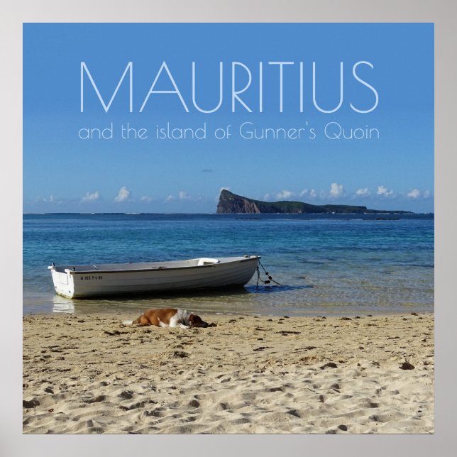 Mauritius & Gunners citat Poster (Framsidan)