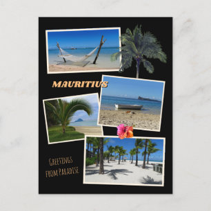 Mauritius - Hälsning från Paradise Postcard Vykort