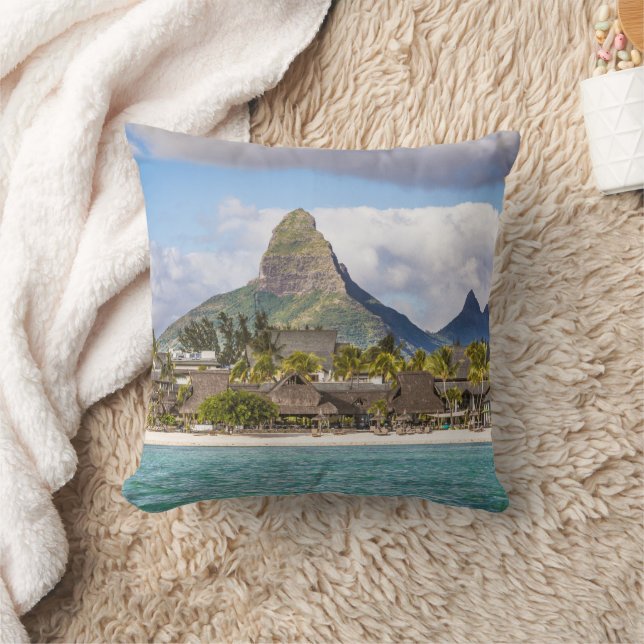 Mauritius Indian Ocean Flic En flac Beach Souvenir Kudde (Filt)