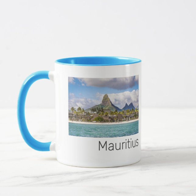 Mauritius Indian Ocean Flic En flac Beach Souvenir Mugg (Vänster)
