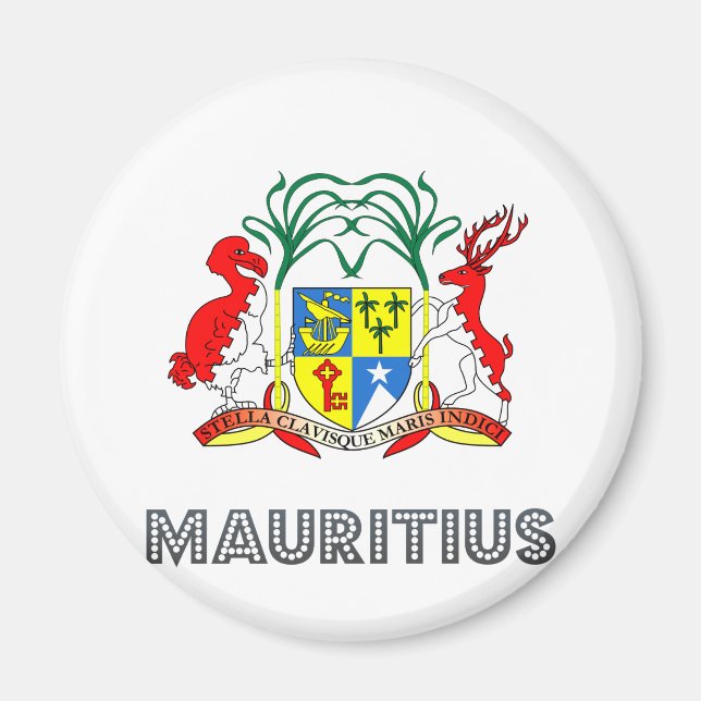 Mauritius Jackar om Arm Magnet (Framsidan)