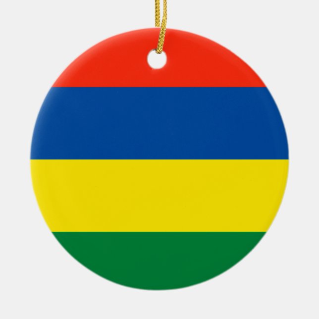 Mauritius Julgransprydnad Keramik (Framsidan)