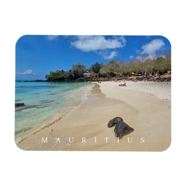Mauritius La Cuvette Beach View magnet (Horisontell)