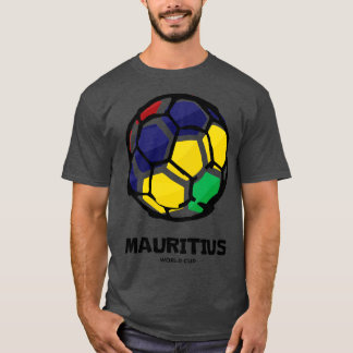 Mauritius landsflagga t shirt