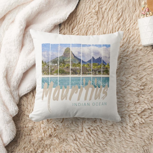 Mauritius Le Morne Brabant Mountain Souvenir Kudde (Filt)
