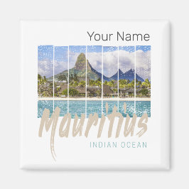 Mauritius Le Morne Brabant Mountain Souvenir Magnet