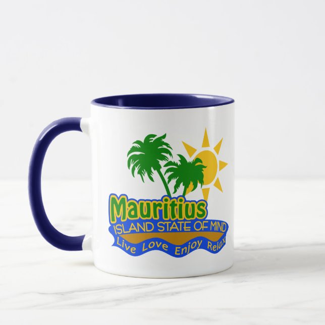 Mauritius Mind mugg - välj stil (Vänster)