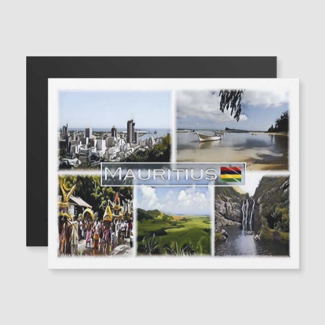 Mauritius - Mosaic - (Fram/baksida)