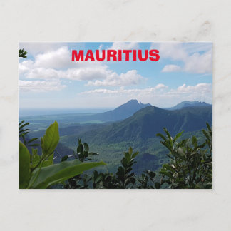 Mauritius Mountain liggande vykort