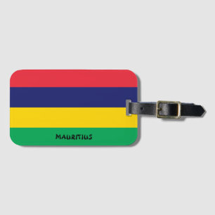 Mauritius National Flagga Patriotic Bagagebricka