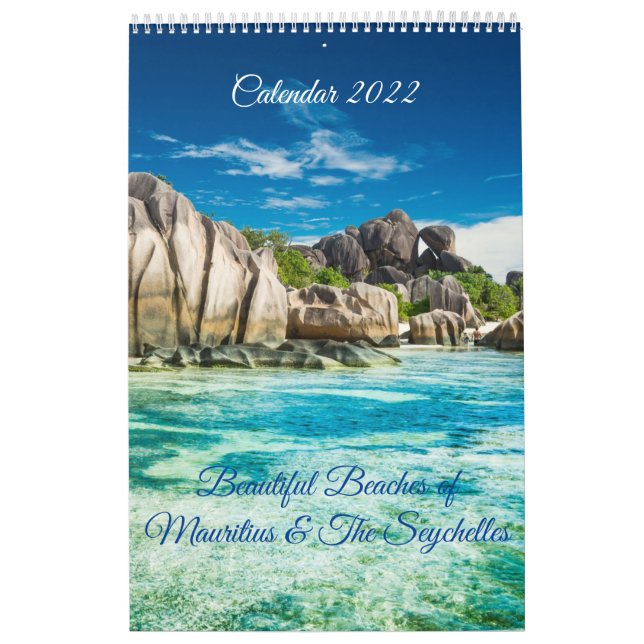 Mauritius och Seychellernas vackra stränder Kalender (Omslag)