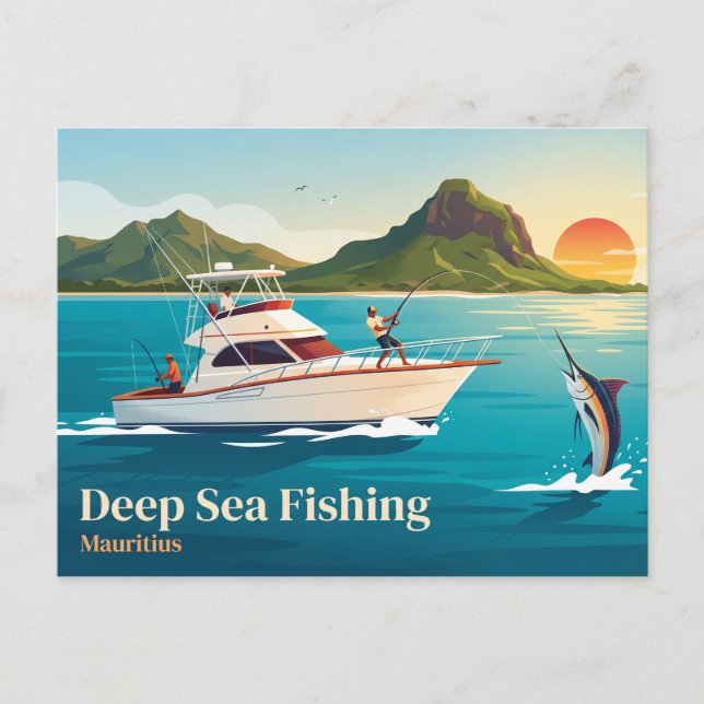 Mauritius Offshore Waters Mauritius Vykort (Framsida)