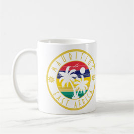 Mauritius Öster Afrika Retro Sunset Souvenirs 60 Kaffemugg