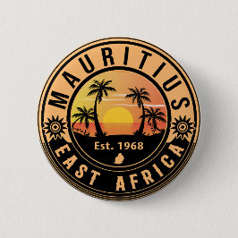 Mauritius Öster Afrika Retro Sunset Souvenirs 60 Knapp