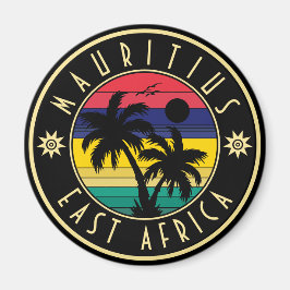 Mauritius Öster Afrika Retro Sunset Souvenirs 60 Magnet
