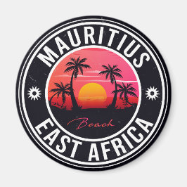 Mauritius Öster Afrika Retro Sunset Souvenirs 60 Magnet