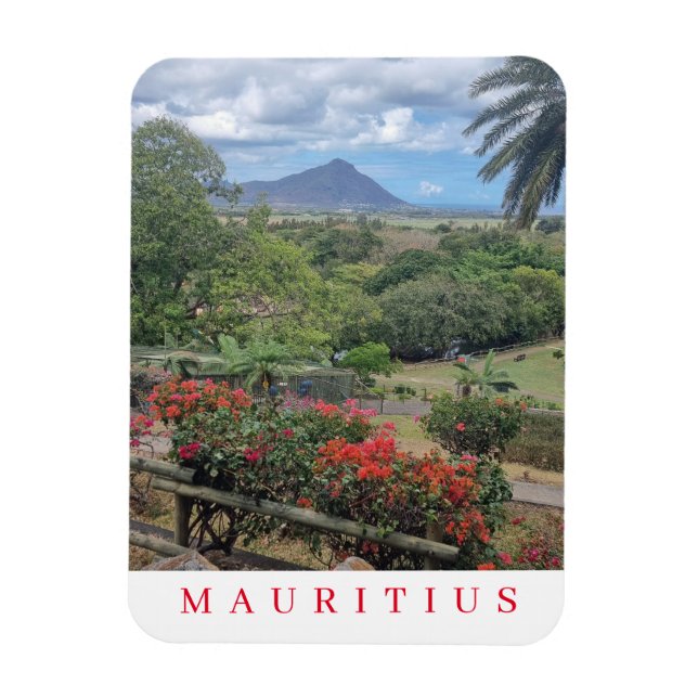 Mauritius panoramasmagnet magnet (Vertikal)