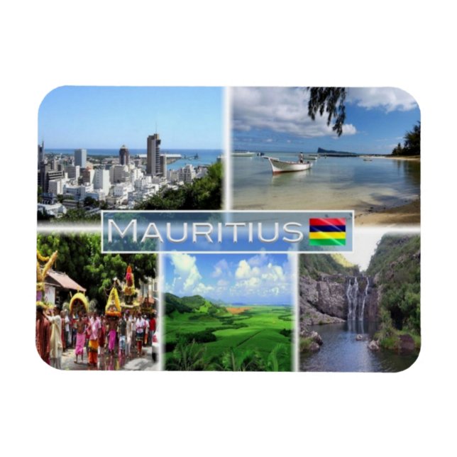 Mauritius - Port Louis - Magnet (Horisontell)