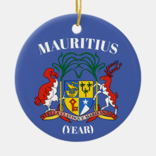 Mauritius Resa julprydnad Julgransprydnad Keramik