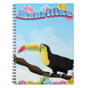 Mauritius reseaffisch anteckningsbok
